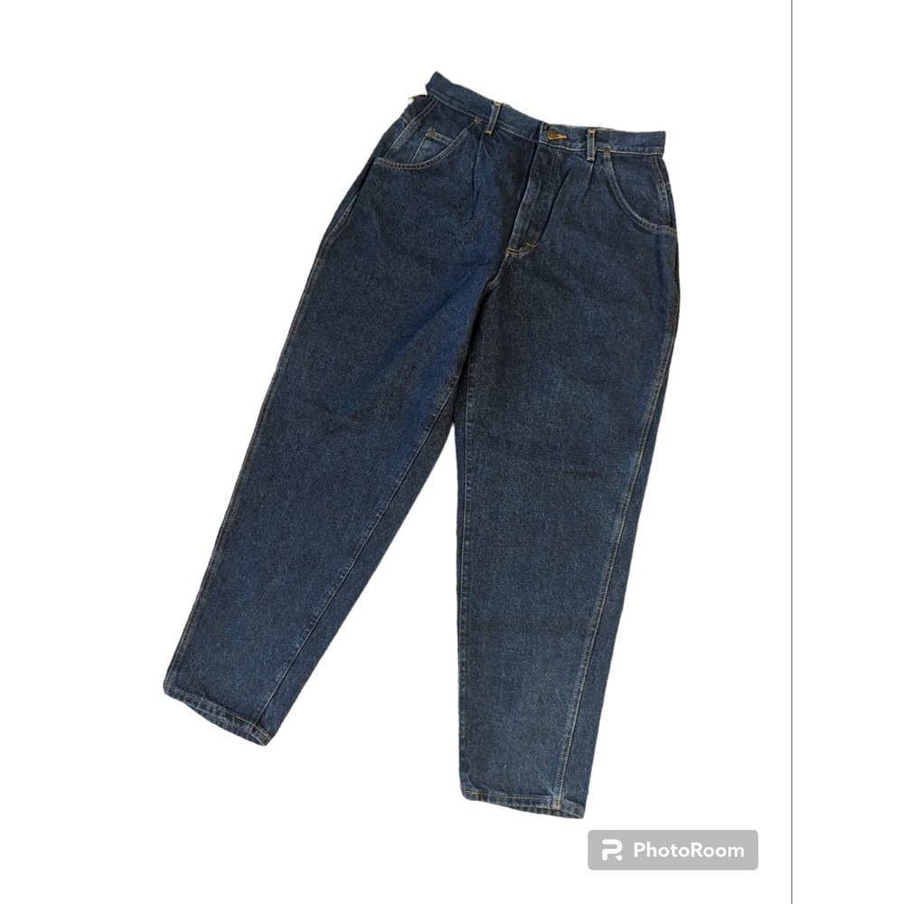Lee Jeans Womens Size 16P High Rise Mom Jean 32X30 Blue Sky Riders Loose Fit NWT